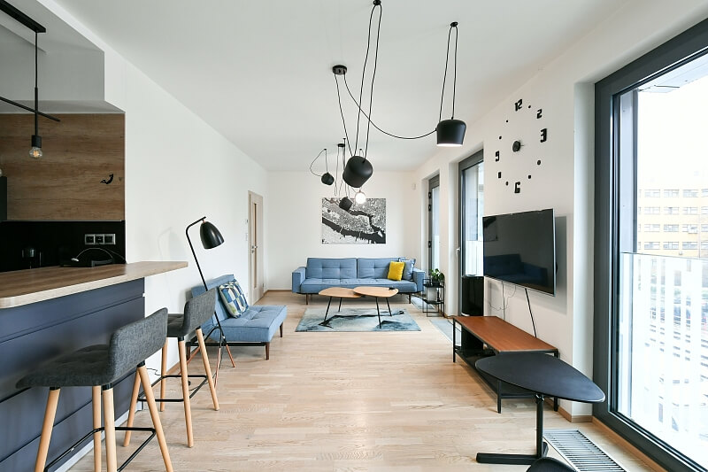 Olšanská, Žižkov - Prague 3 | Rent, Apartment One-bedroom (2+kk), 65 m²