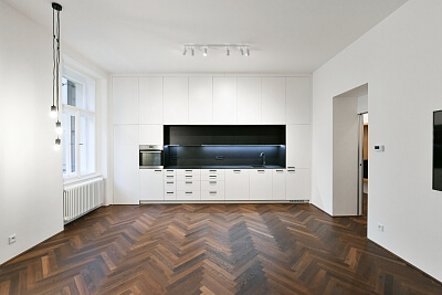 Šimáčkova, Holešovice - Prague 7 | Rent, Apartment One-bedroom (2+kk), 74 m²