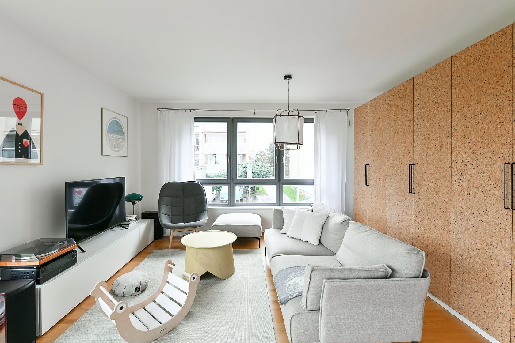 Kunešova, Žižkov - Prague 3 | Rent, Apartment Two-bedroom (3+kk), 82 m²