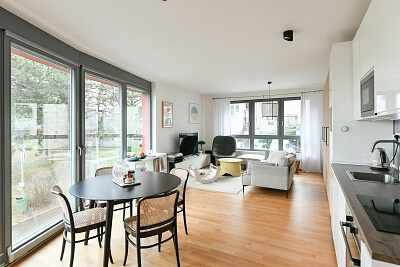 Kunešova, Žižkov - Prague 3 | Rent, Apartment Two-bedroom (3+kk), 82 m²