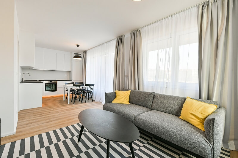 Piskáčkových, Vysočany - Prague 9 | Rent, Apartment One-bedroom (2+kk), 55 m²