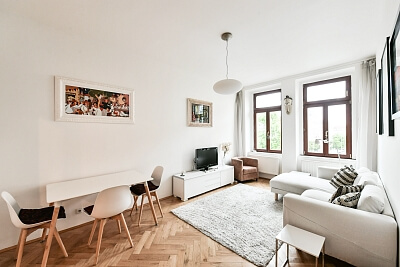 Ovenecká, Bubeneč - Prague 7 | Rent, Apartment One-bedroom (2+kk), 63 m²