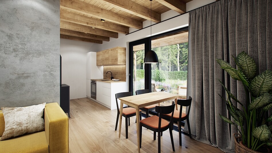 Žďár nad Sázavou - Žďár nad Sázavou | Sale, House Two-bedroom (3+kk), 72 m²