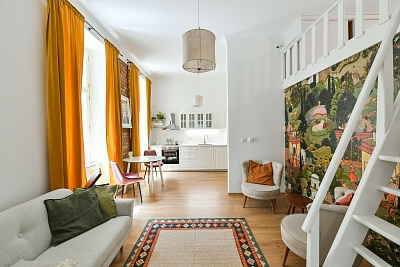 Mikovcova, Vinohrady - Prague 2 | Rent, Apartment One-bedroom (2+kk), 56 m²