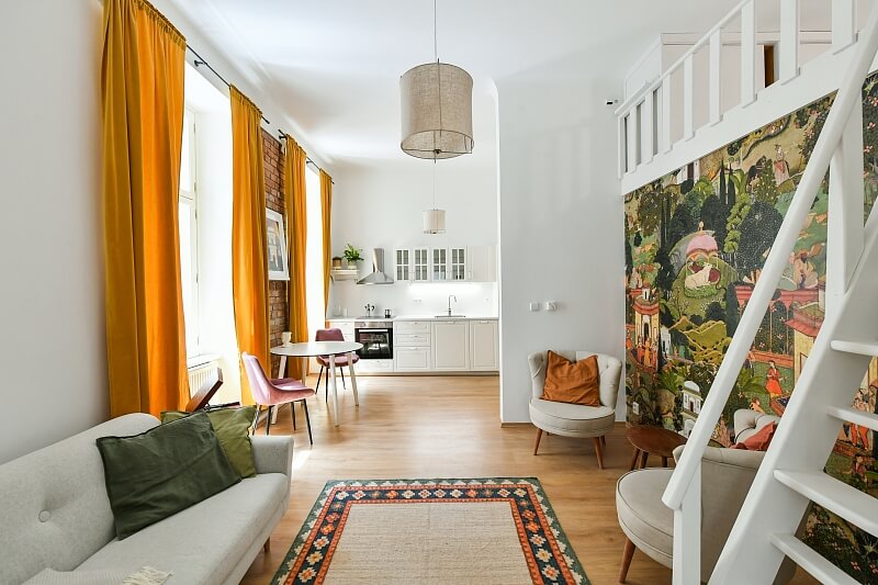 Mikovcova, Vinohrady - Prague 2 | Rent, Apartment One-bedroom (2+kk), 56 m²