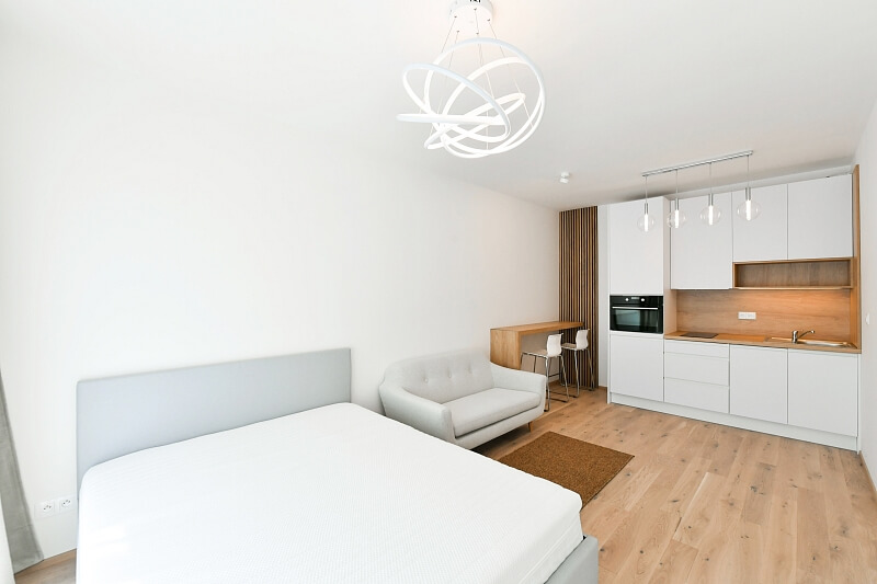 Na Valentince, Smíchov - Prague 5 | Rent, Apartment Studio (1+kk), 29 m²