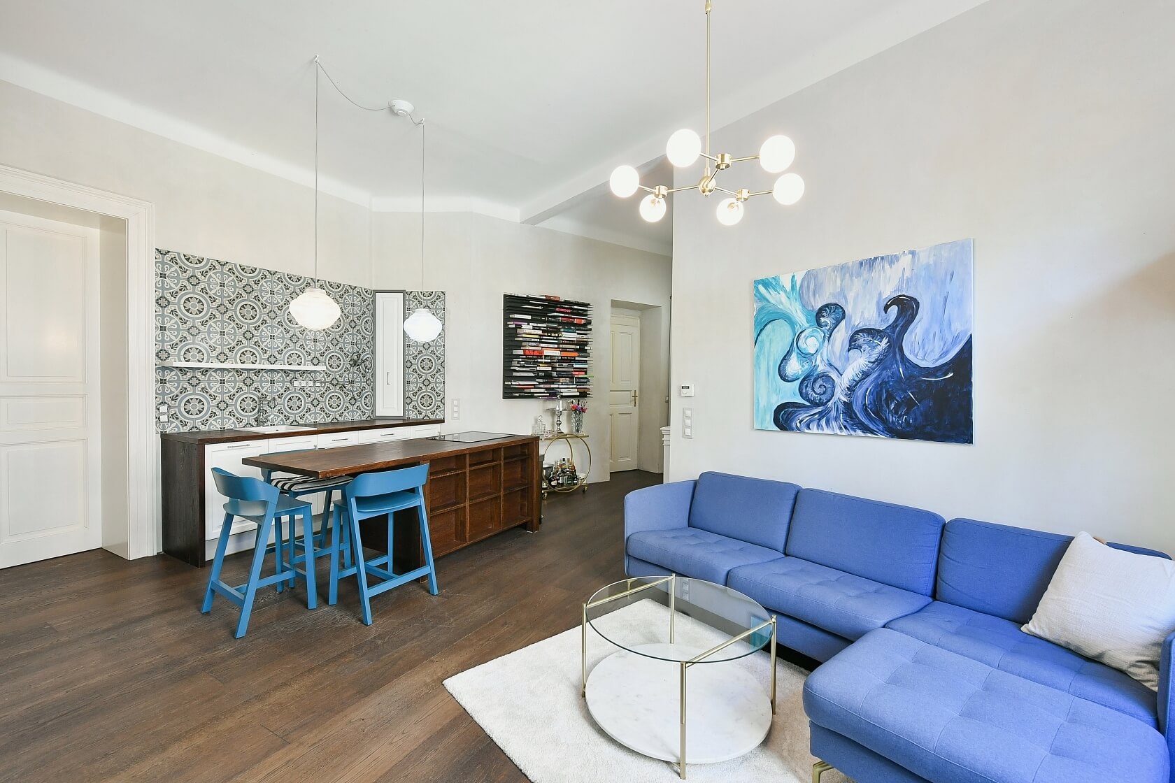 Na Kozačce, Vinohrady - Prague 2 | Rent, Apartment Two-bedroom (3+kk), 78 m²