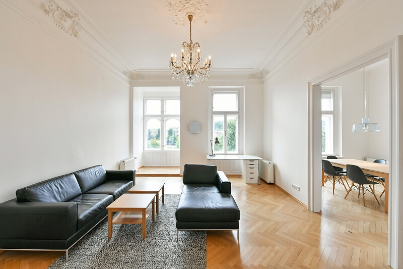 Masarykovo nábřeží, Nové Město - Prague 1 | Rent, Apartment One-bedroom (2+1), 80 m²