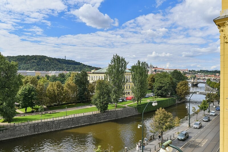 Masarykovo nábřeží, Nové Město - Prague 1 | Rent, Apartment One-bedroom (2+1), 80 m²