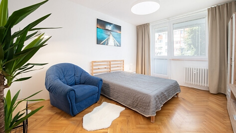 Voroněžská, Brno - Brno-město | Rent, Apartment One-bedroom (2+kk), 48 m²