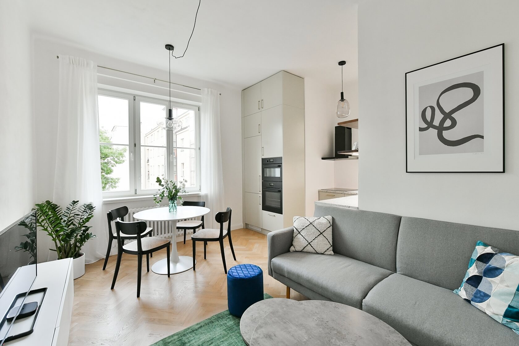 Křišťanova, Žižkov - Prague 3 | Rent, Apartment One-bedroom (2+kk), 45 m²