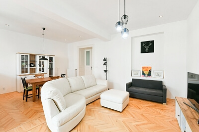 Vítkova, Karlín - Prague 8 | Rent, Apartment One-bedroom (2+kk), 78 m²