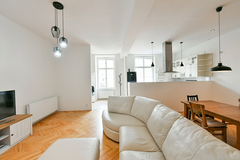 Vítkova, Karlín - Prague 8 | Rent, Apartment One-bedroom (2+kk), 78 m²