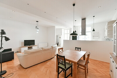 Vítkova, Karlín - Prague 8 | Rent, Apartment One-bedroom (2+kk), 78 m²