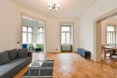 Vinohrady - Prague 2 | Rent, Apartment Two-bedroom (3+1), 152 m²