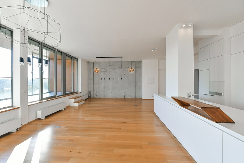 Mezitraťová, Hrdlořezy - Prague 9 | Rent, Apartment Two-bedroom (3+kk), 140 m²