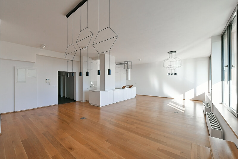 Mezitraťová, Hrdlořezy - Prague 9 | Rent, Apartment Two-bedroom (3+kk), 140 m²