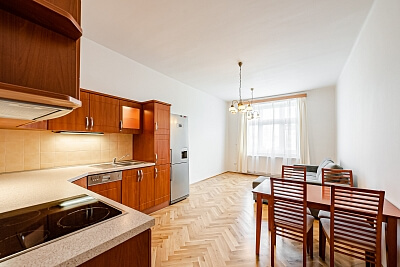 Jugoslávských partyzánů, Bubeneč - Prague 6 | Rent, Apartment One-bedroom (2+kk), 64 m²