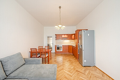 Jugoslávských partyzánů, Bubeneč - Prague 6 | Rent, Apartment One-bedroom (2+kk), 64 m²