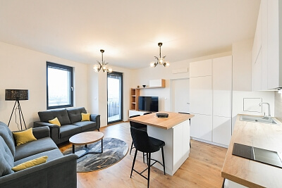 Komořanská, Modřany - Prague 4 | Rent, Apartment One-bedroom (2+kk), 56 m²