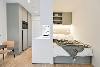 Rohanské nábřeží, Karlín - Prague 8 | Rent, Apartment Studio (1+kk), 31 m²