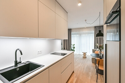 Rohanské nábřeží, Karlín - Prague 8 | Rent, Apartment Studio (1+kk), 31 m²