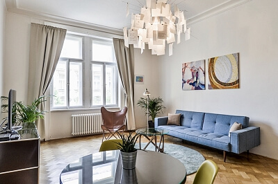 Anny Letenské, Vinohrady - Prague 2 | Rent, Apartment Two-bedroom (3+1), 95 m²