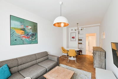 Čajkovského, Žižkov - Prague 3 | Rent, Apartment One-bedroom (2+kk), 58 m²