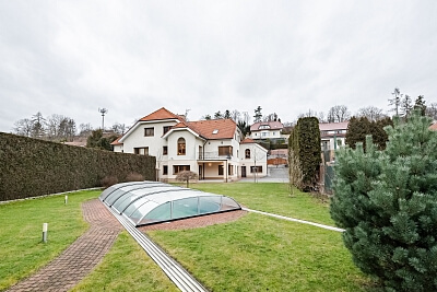 Nové domy, Přední Kopanina - Praha 6 | Pronájem, Rodinný dům 6+kk, 410 m²