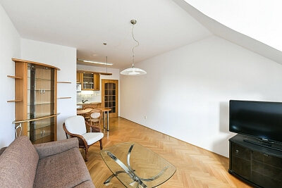 Slavníkova, Břevnov - Prague 6 | Rent, Apartment One-bedroom (2+kk), 55 m²