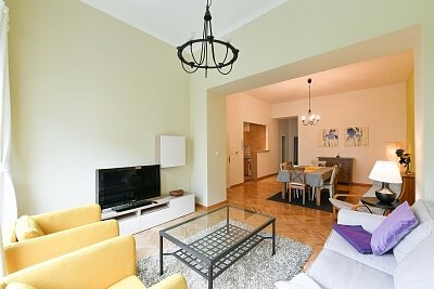 Belgická, Vinohrady - Prague 2 | Rent, Apartment Two-bedroom (3+kk), 95 m²