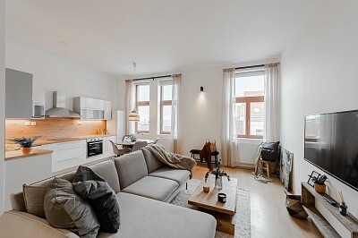 U Santošky, Smíchov - Prague 5 | Rent, Apartment Two-bedroom (3+kk), 83 m²