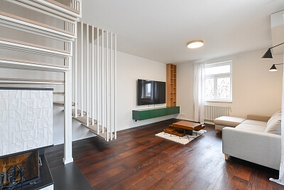 Ondříčkova, Žižkov - Prague 3 | Rent, Apartment Three-bedroom (4+kk), 142 m²