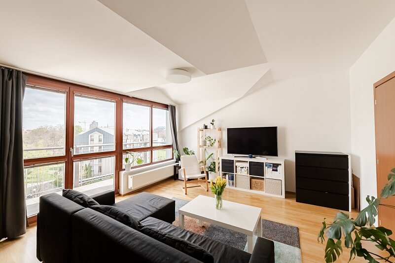 Podvinný mlýn, Libeň - Prague 9 | Rent, Apartment One-bedroom (2+kk), 86 m²