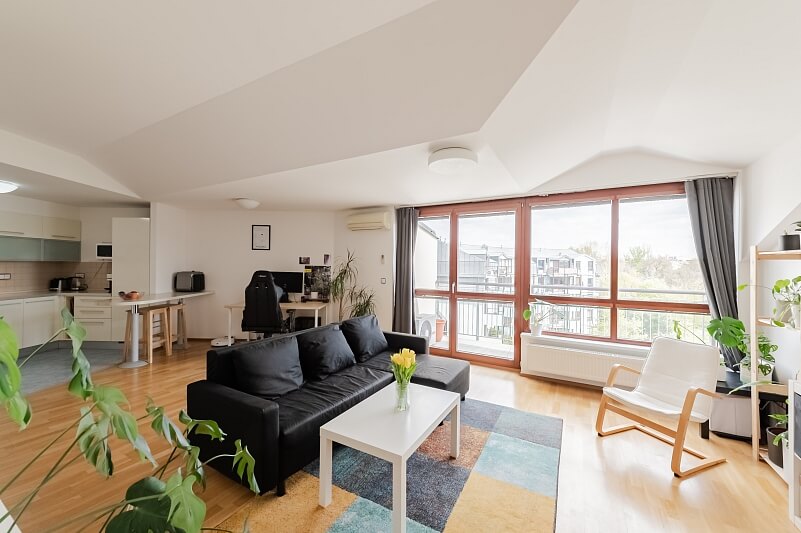 Podvinný mlýn, Libeň - Prague 9 | Rent, Apartment One-bedroom (2+kk), 86 m²