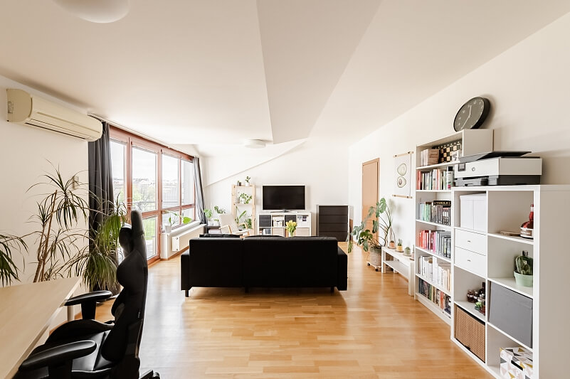 Podvinný mlýn, Libeň - Prague 9 | Rent, Apartment One-bedroom (2+kk), 86 m²