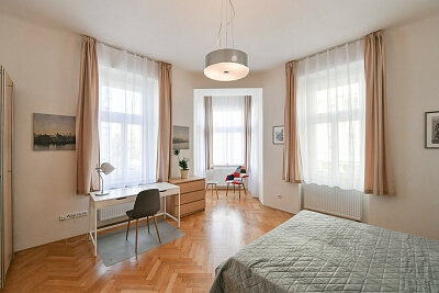 Krkonošská, Vinohrady - Prague 2 | Rent, Apartment Two-bedroom (3+1), 81 m²