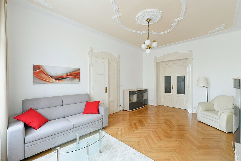 Dřevná, Nové Město - Prague 2 | Rent, Apartment One-bedroom (2+1), 80 m²