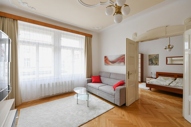 Dřevná, Nové Město - Prague 2 | Rent, Apartment One-bedroom (2+1), 80 m²
