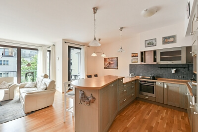 Korunní, Vinohrady - Prague 10 | Rent, Apartment Two-bedroom (3+kk), 121 m²