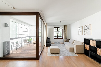 Šaldova, Karlín - Prague 8 | Rent, Apartment One-bedroom (2+kk), 78 m²