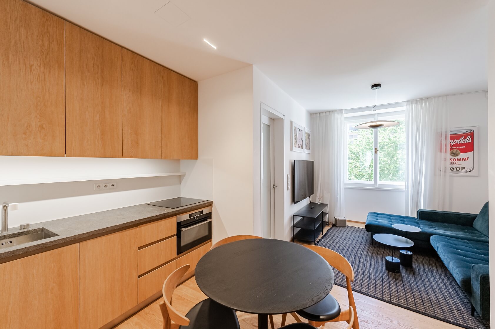 Radhošťská, Žižkov - Prague 3 | Rent, Apartment One-bedroom (2+kk), 53 m²