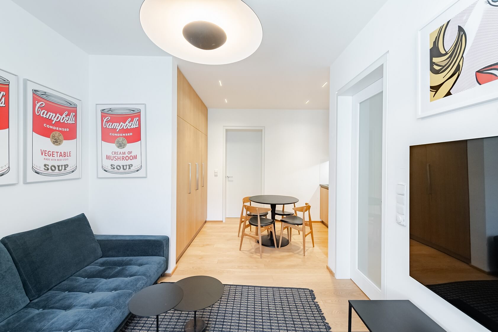 Radhošťská, Žižkov - Prague 3 | Rent, Apartment One-bedroom (2+kk), 53 m²