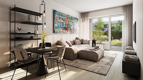 Kurta Hubera, Čakovice - Praha 9 | Prodej, Byt 1+kk, 44 m²