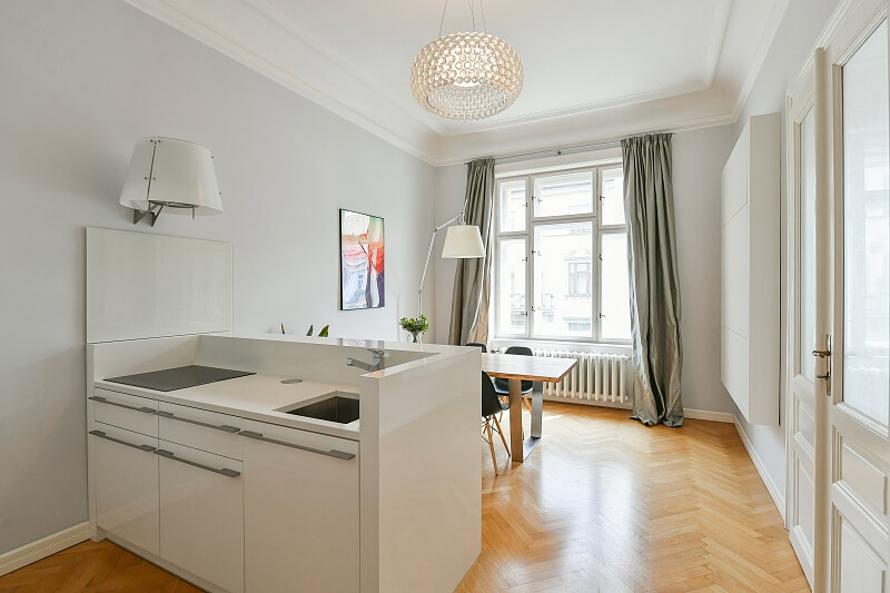 Korunní, Vinohrady - Prague 2 | Rent, Apartment One-bedroom (2+1), 78 m²