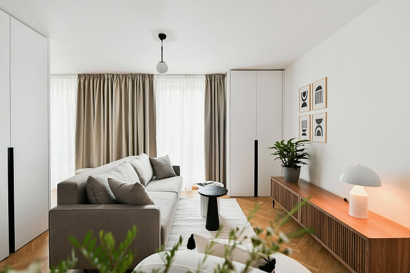 Řipská, Vinohrady - Prague 3 | Rent, Apartment One-bedroom (2+kk), 49 m²