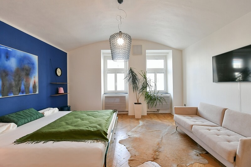 Chlumova, Žižkov - Prague 3 | Rent, Apartment Studio (1+1), 50 m²