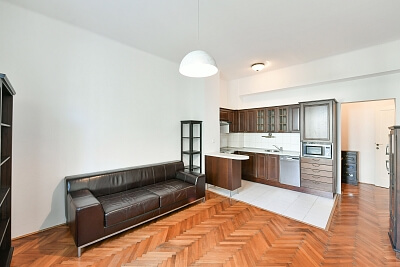Kouřimská, Vinohrady - Prague 3 | Rent, Apartment One-bedroom (2+kk), 45 m²