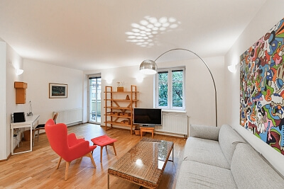 Francouzská, Vinohrady - Prague 2 | Rent, Apartment Two-bedroom (3+kk), 88 m²