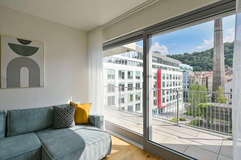 Křižíkova, Karlín - Prague 8 | Rent, Apartment One-bedroom (2+kk), 67 m²